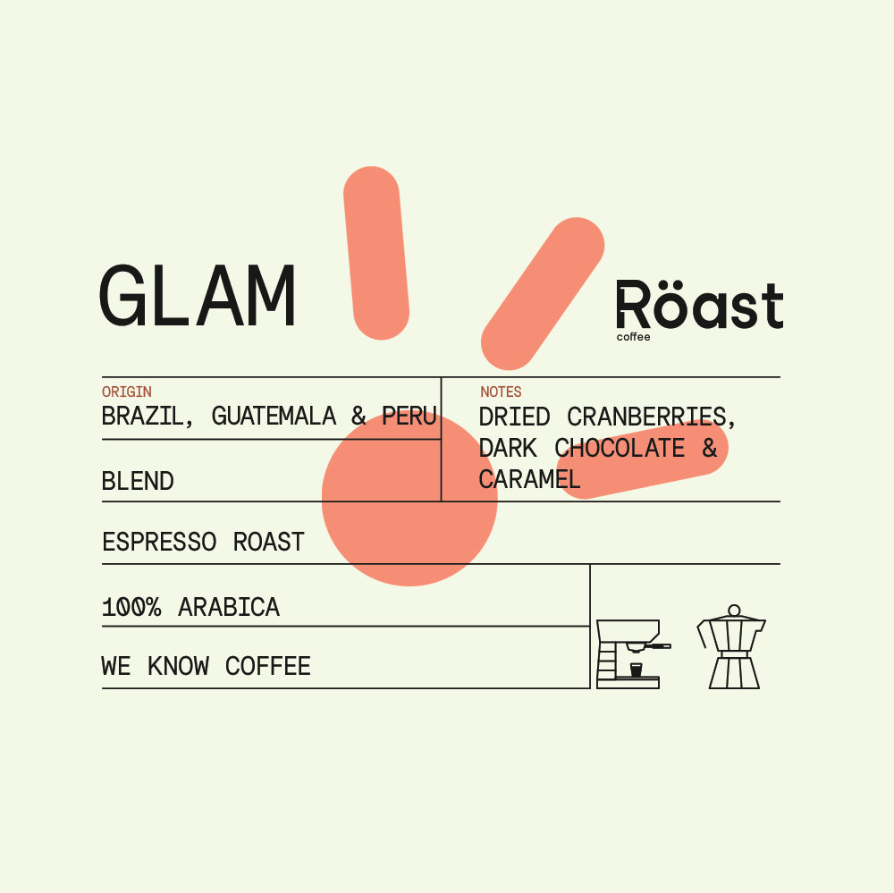 GLAM Brazil / Peru / Guatemala 100% arabica