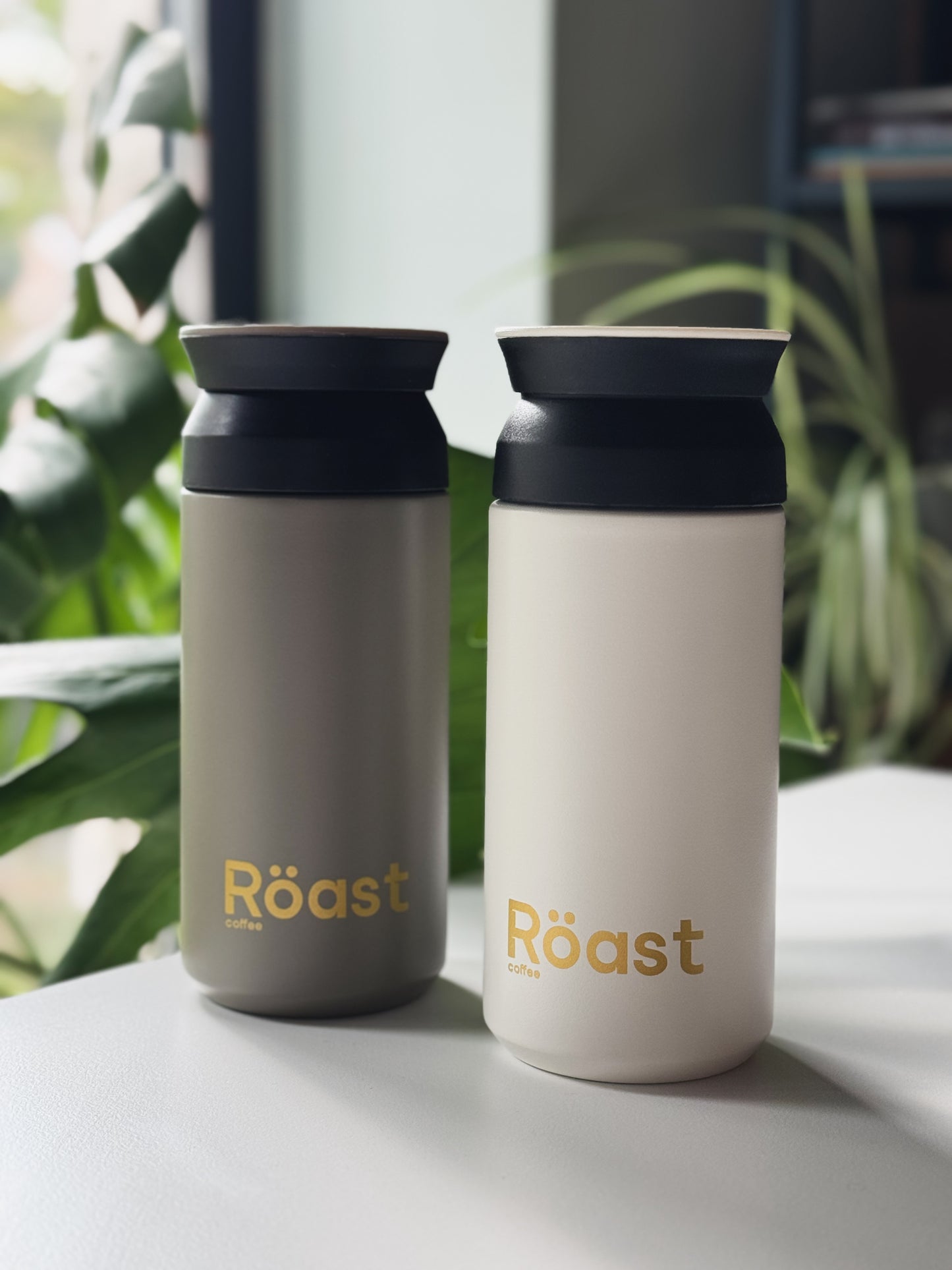 Logózott Rozsdamentes Acél Termosz - 350 ml